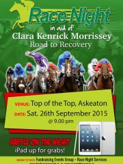 In aid of Clara Kendrick Morrisey Road to Recovery