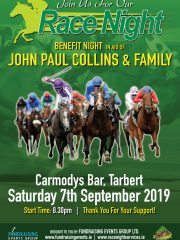 Race night in aid of John Paul Collins & Family
