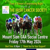 Davy & Simon’s Benefit Night in aid of The Irish Cancer Society