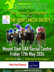 Davy & Simon’s Benefit Night in aid of The Irish Cancer Society